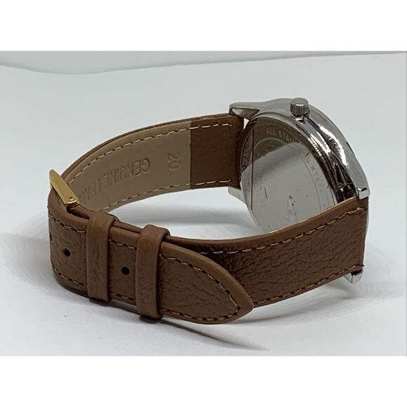 Michael Kors Runway MK3314 Women's Brown Leather Analog Dial Quartz Watch WFH175 - Picture 8 of 11